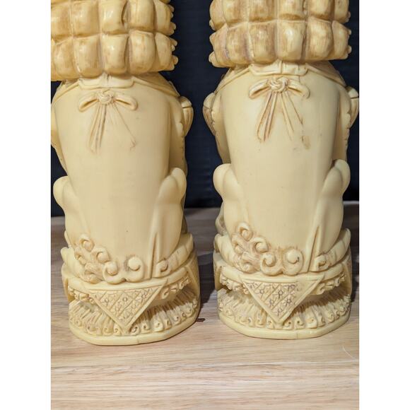 Norleans Chinese Buddhist Imperial Lions Fu Foo Dogs Spiritual Guardian Figures - Picture 9 of 10